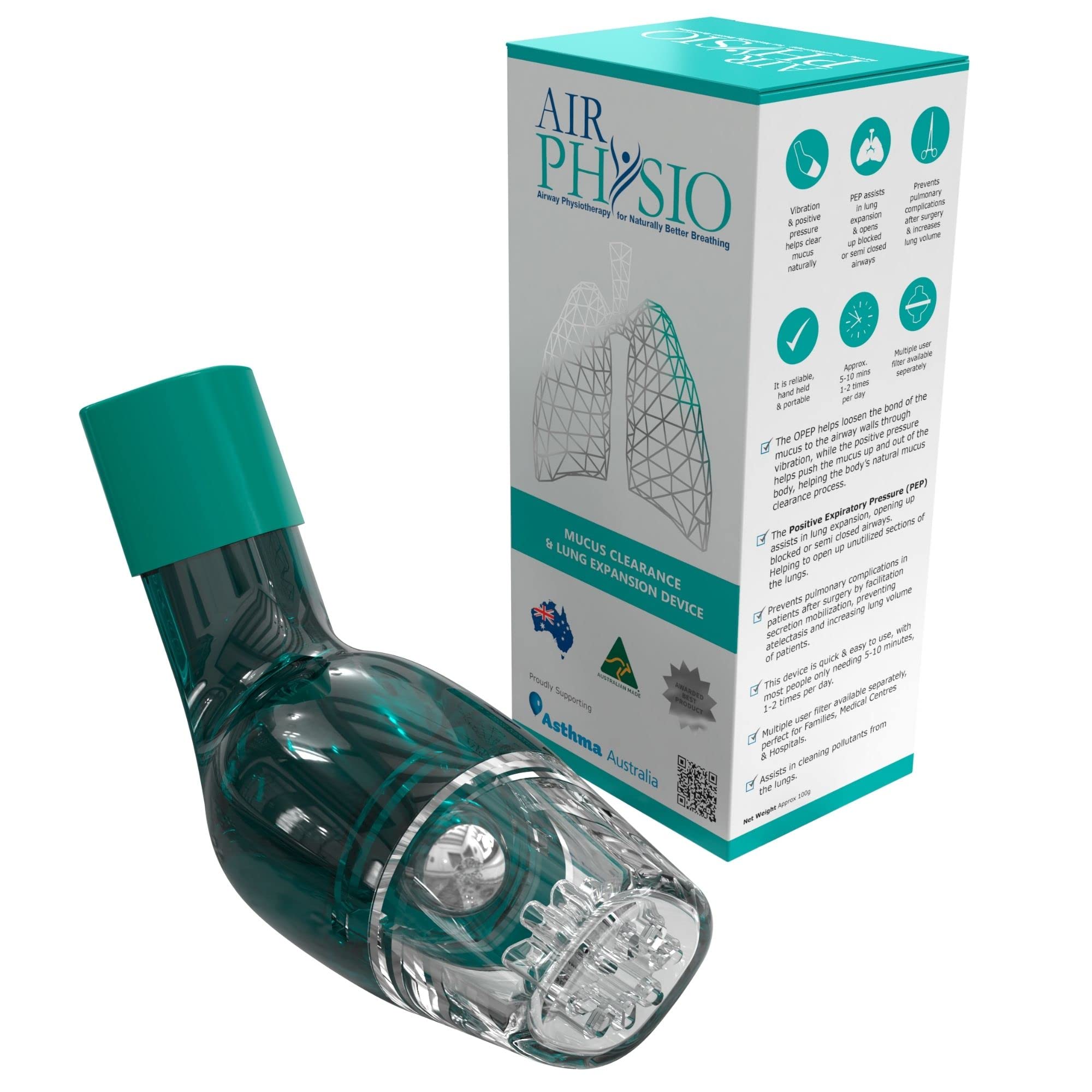  AirPhysio – Natural Lung Cleaning Device for Easier Breathing and Stronger Lungs